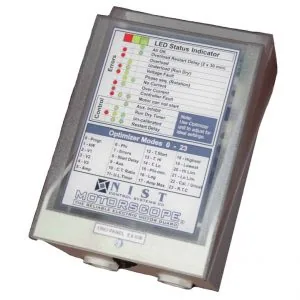 Trio pump control panel for motors up to 7.5 kW with Motorscope protection