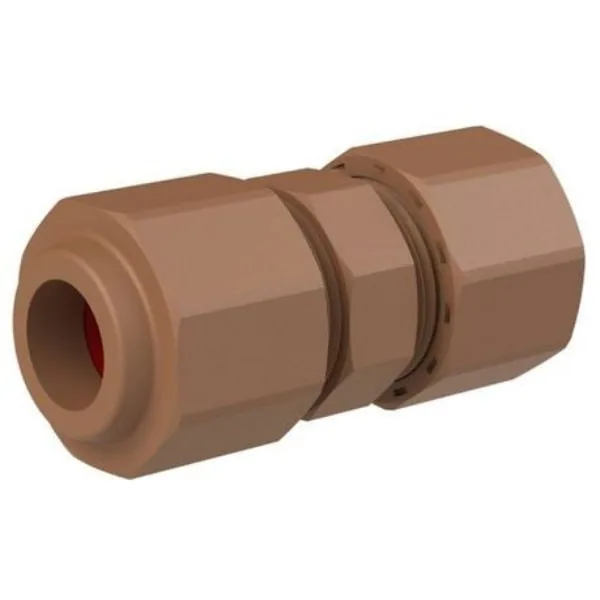 Unitwist Straight Coupler 22mm, Push-Fit PPR Joint Unitwist 22mm straight coupler, PPR push-fit and compression joint