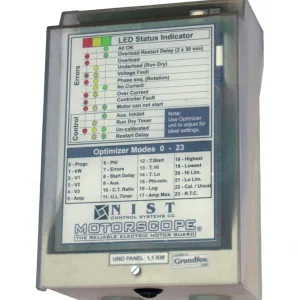 UNO pump control panel for a single pump up to 2.2 kW